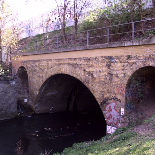 Berliner Ringbahn bridge over the Panke