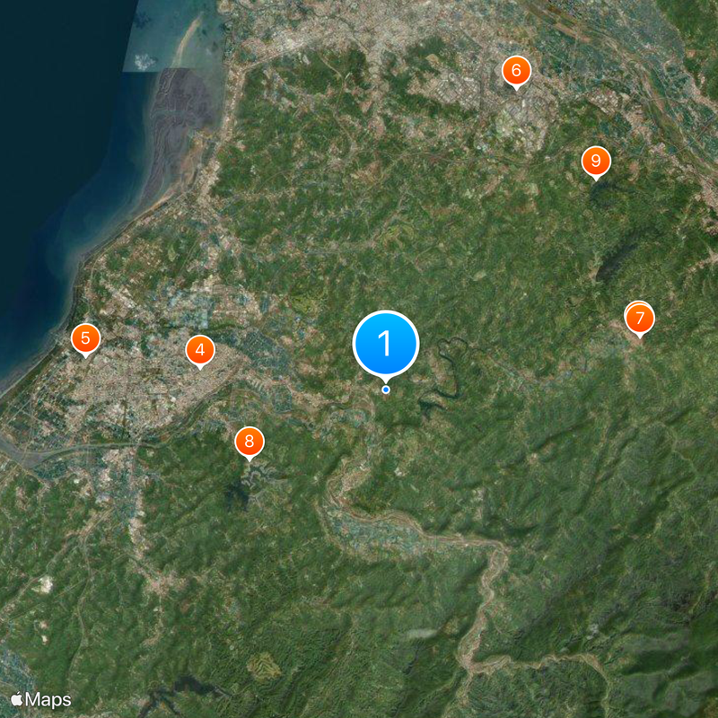 Asia-Pacific Institute of Creativity Map