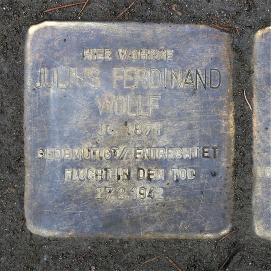 Stolperstein für Julius Ferdinand Wollf