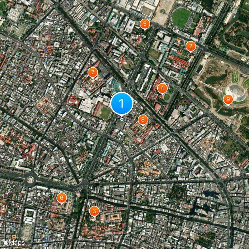 Stadio Rajadamnern Mappa