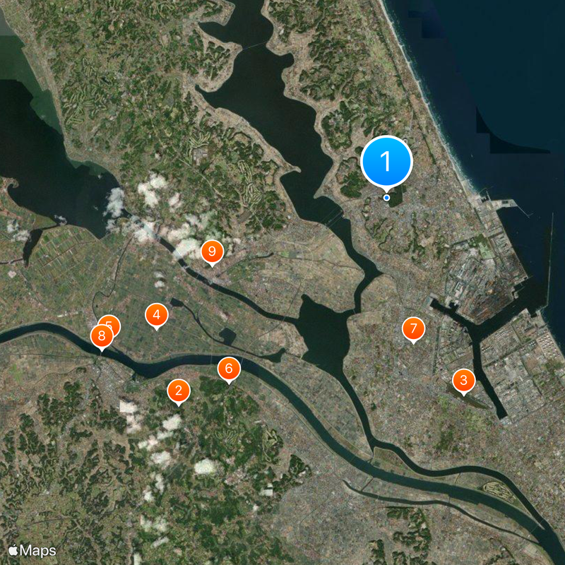 Santuario Kashima Mapa