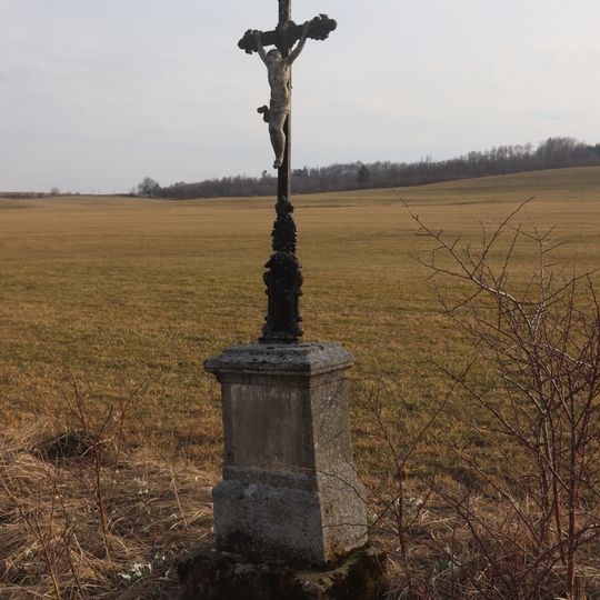 Kříž u silnice západně od Svatoslavi