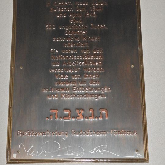 Gedenktafel für NS-Opfer