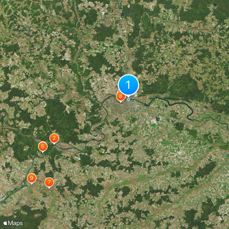 Powiat Ratyzbona Mapa