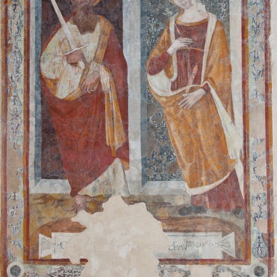 Affresco della chiesa di Santa Croce