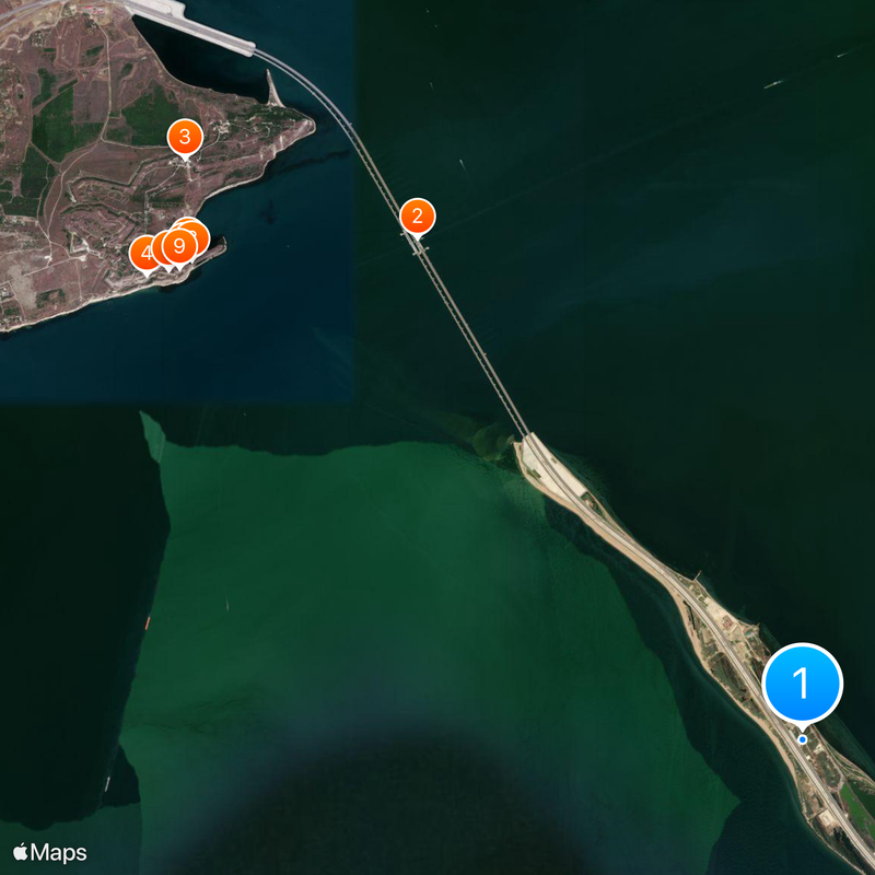 Tuzla Island Map