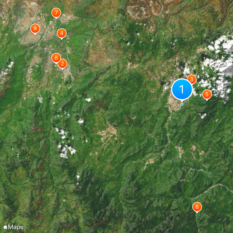 Andean Region Map