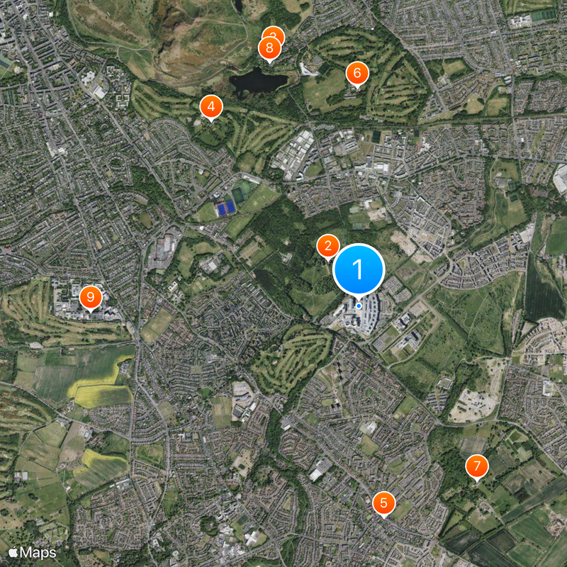 University of Edinburgh Medical School Map