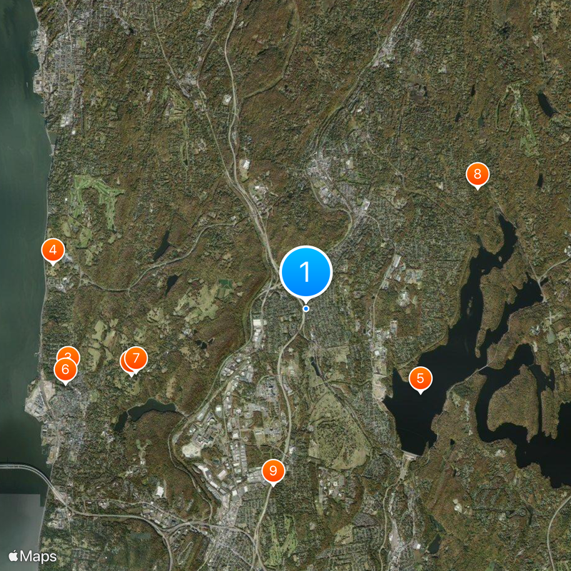 Hawthorne Map