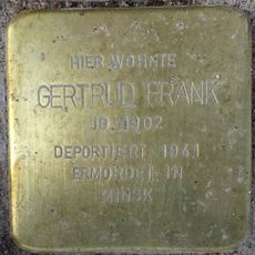 Stolperstein à la mémoire de Gertrud Frank