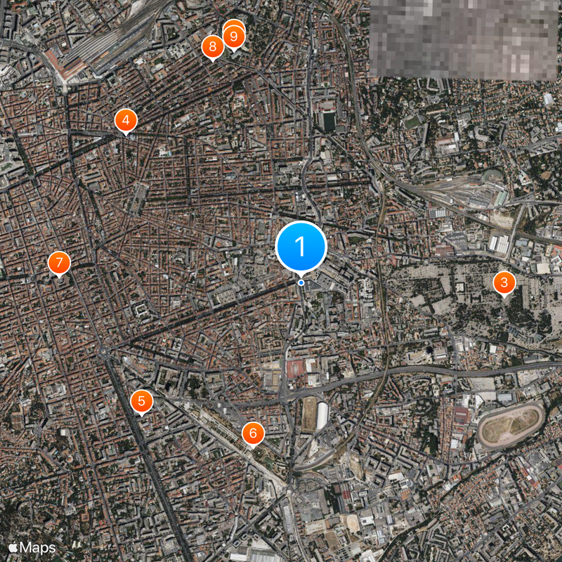 Méditerranée Infection Foundation Map