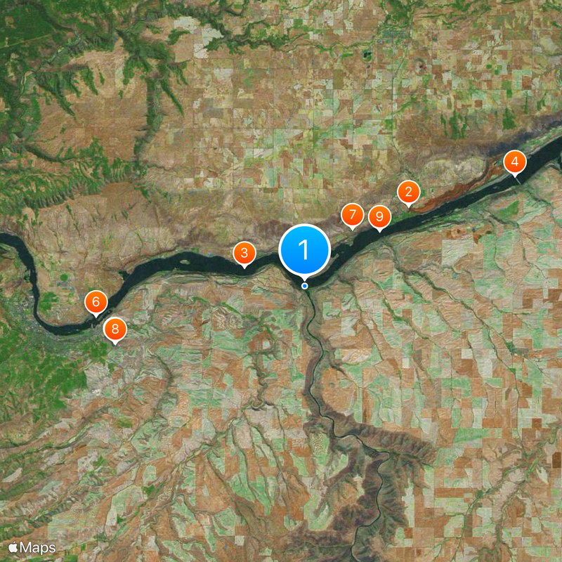 Deschutes River Map
