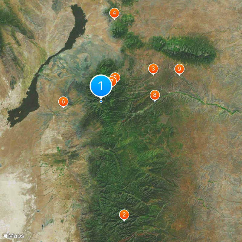 Sierra Blanca Map