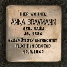 Anna Bravmann geb. Baum