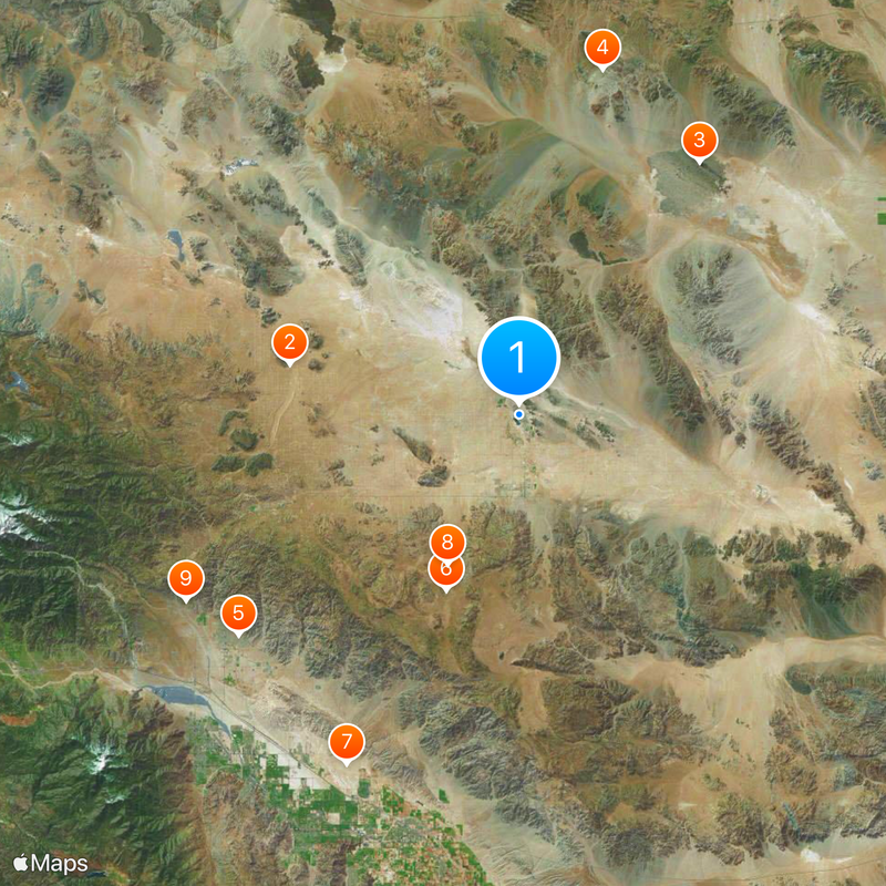 Marine Corps Air Ground Combat Center Twentynine Palms Map
