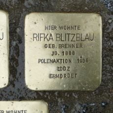Stolperstein für Rifka Blitzblau