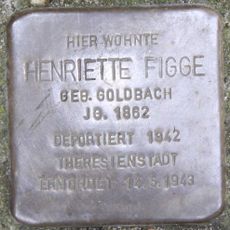 Stolperstein dedicated to Henriette Figge
