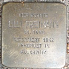 Stolperstein en memoria de Lilli Freimann