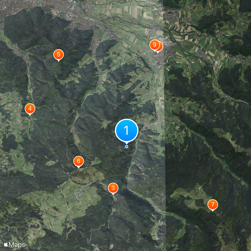Barbarastollen underground archive Map