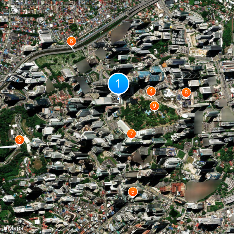 Suria KLCC Map