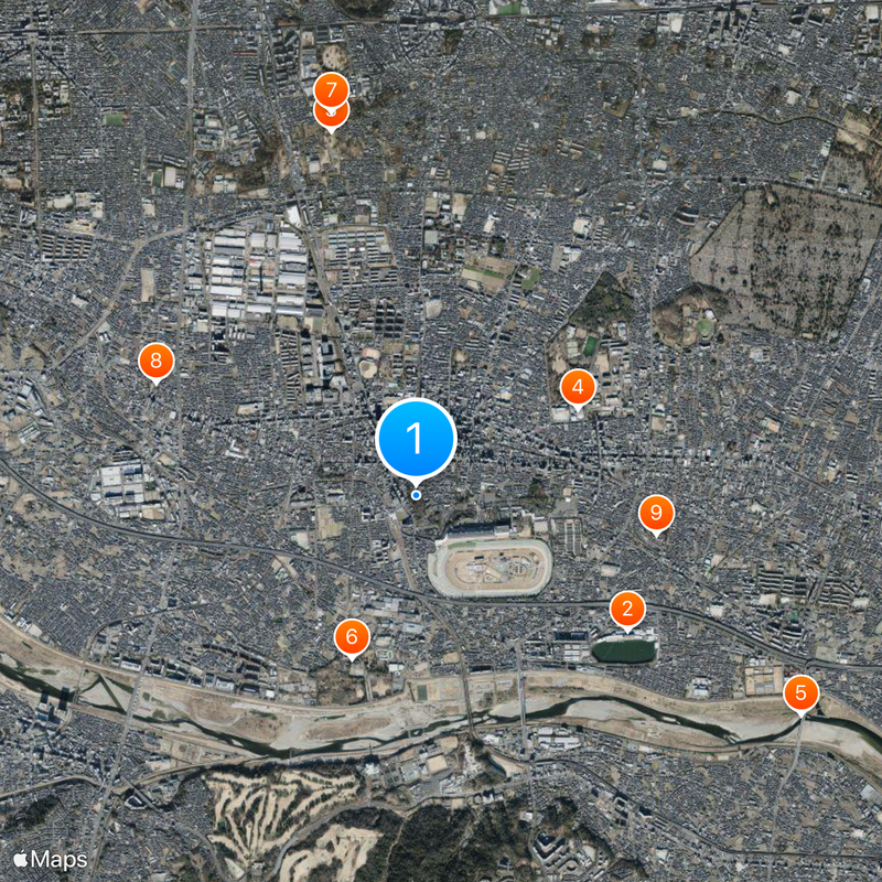 Ōkunitama Shrine Mapa