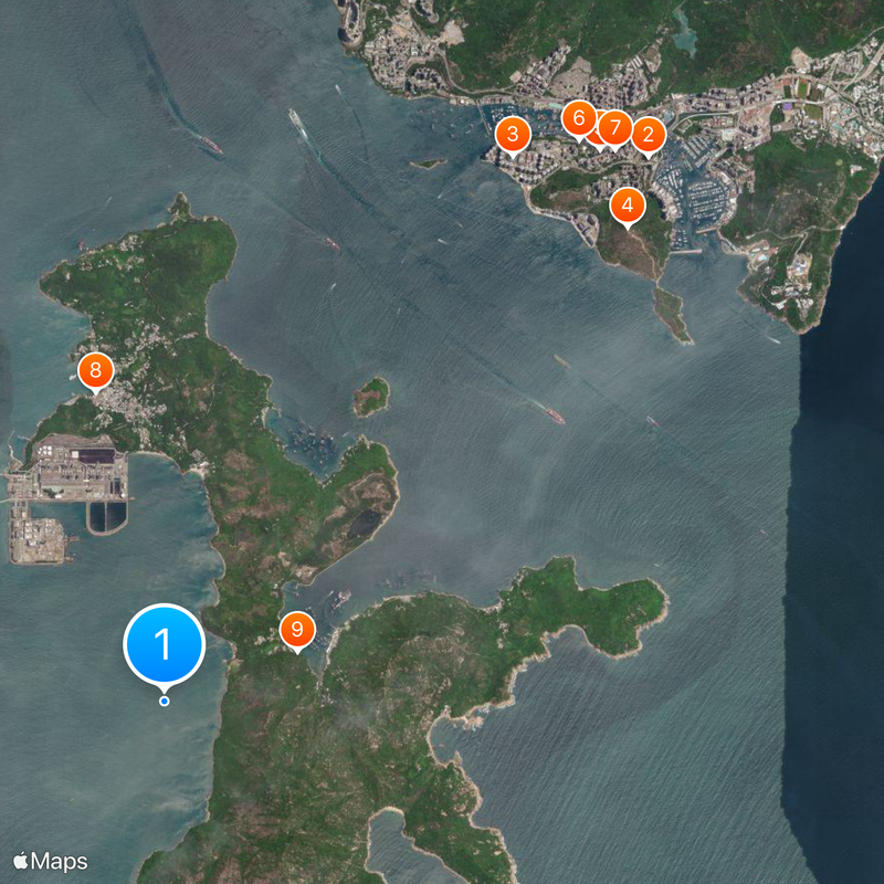 Lamma Island Map