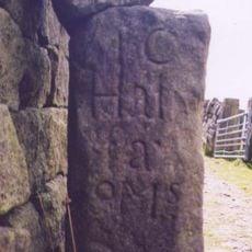 Milestone 100 Metres To South West Of Shepherds Rest Public House On Packhorse Track At Ngr Sd 943230