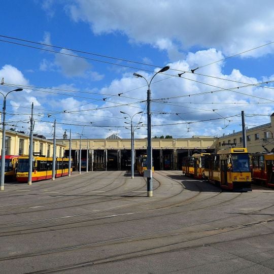 Tram depot Praga