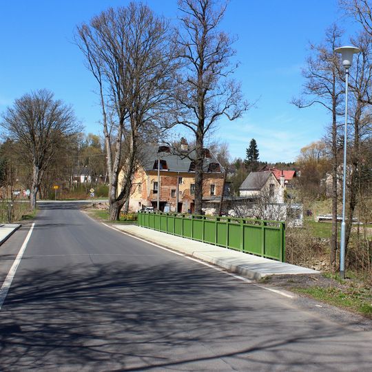 Most přes Lomnický potok v Pile