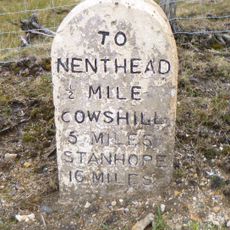 Milestone To North East Of Hilltop