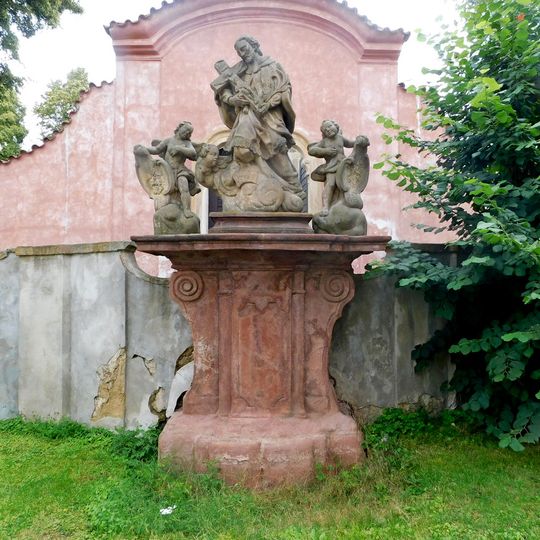 Sousoší svatého Jana Nepomuckého v Tísmicích