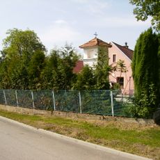 Boží muka v Libníči na návsi