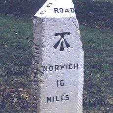 Milestone, 40yds E of entrance to High House Farm
