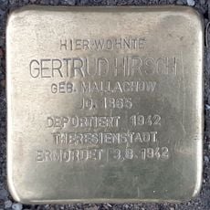 Stolperstein en memoria de Gertrud Hirsch