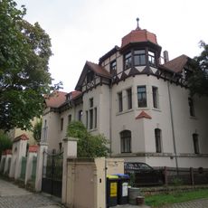 Doppelmietvilla mit Vorgarten und Einfriedung Agricolastraße 19; 21