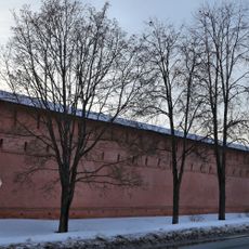 Прясло восточной стены между Южной башней и Юго-восточной наугольной башней (Суздаль)