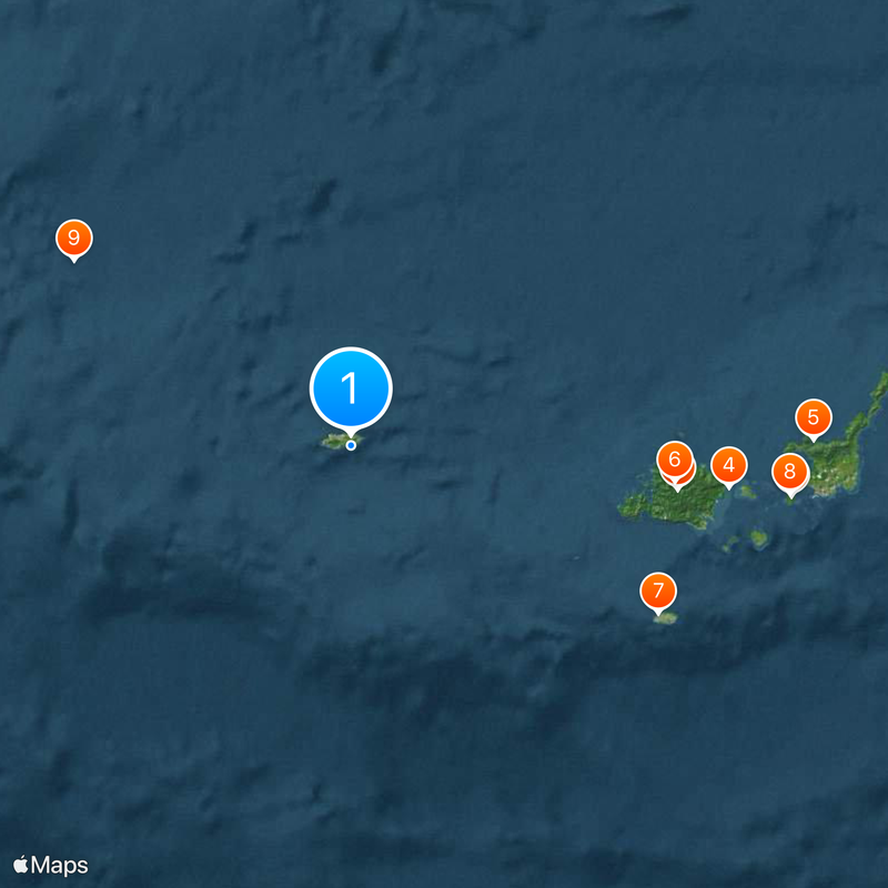 Yonaguni Monument Map