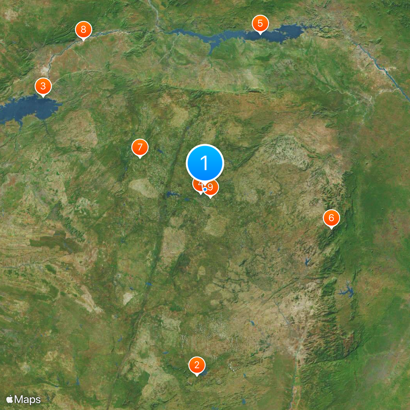 University of Zimbabwe Map