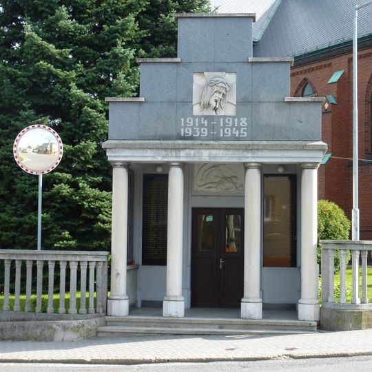 World Wars memorial in Kobeřice
