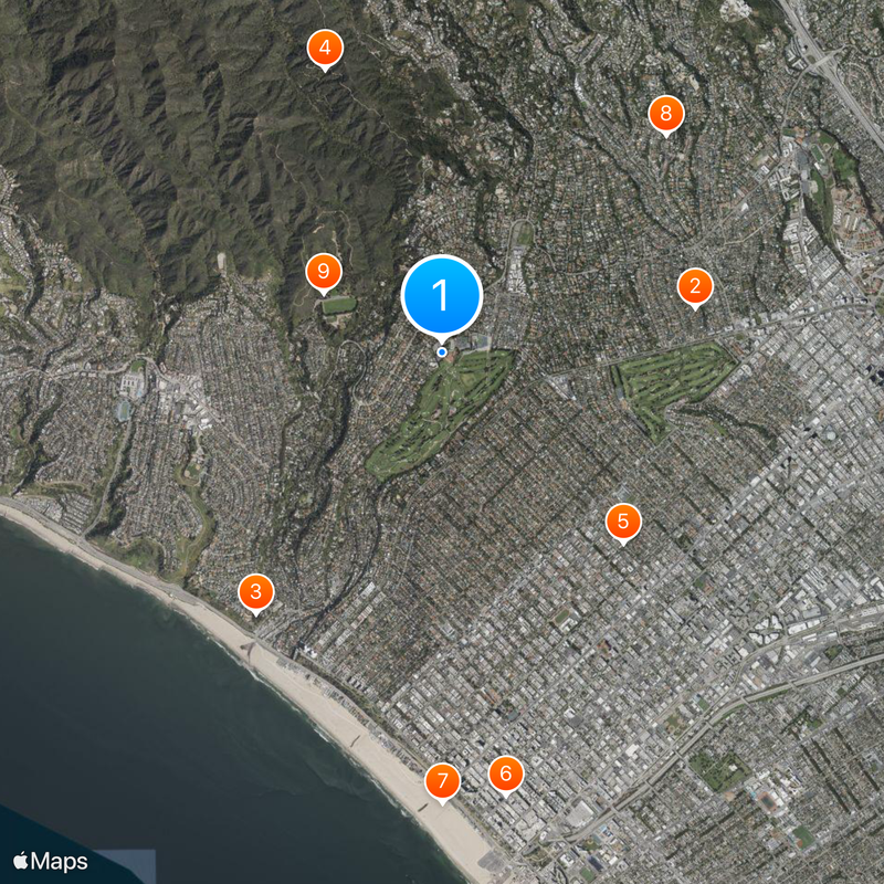 Riviera Country Club Karte