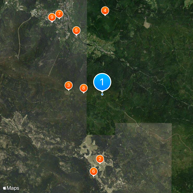 Jizera Mountains Map