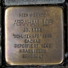 Stolperstein dedicated to Abraham Löb