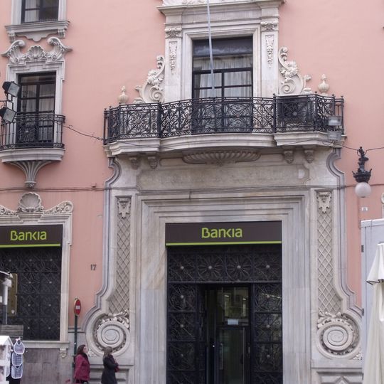 Caja de Ahorros de Valencia. Sucursal Nº 1