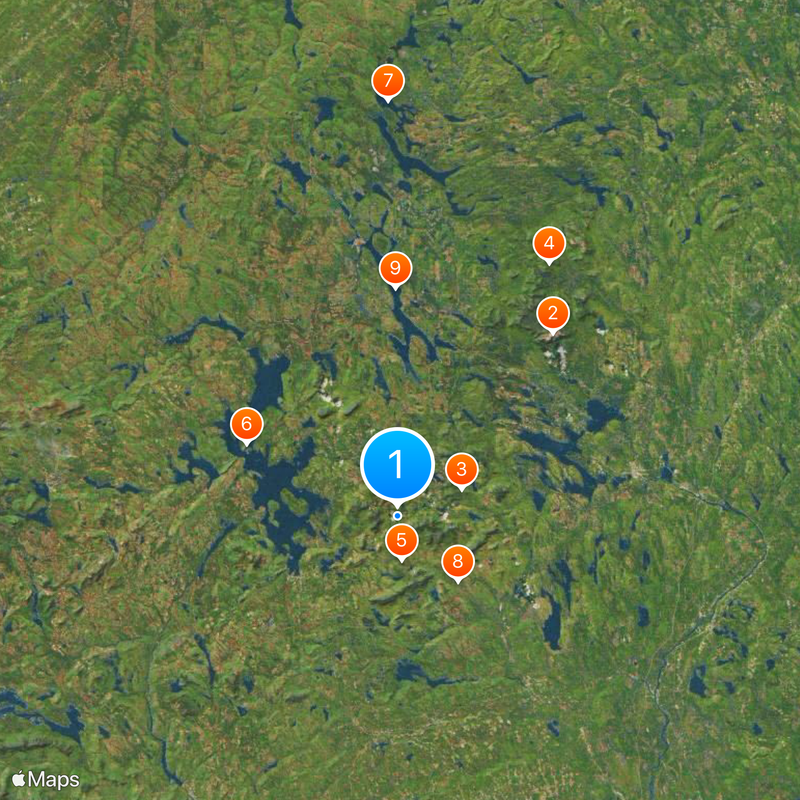 Contea di Piscataquis Mappa