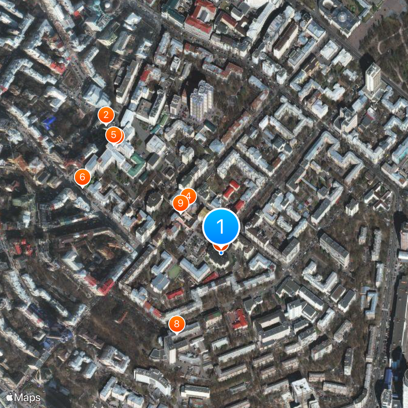 Supreme Court of Ukraine Map