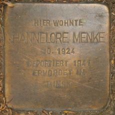 Stolperstein dedicated to Hannelore Menke