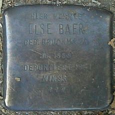 Stolperstein dedicated to Else Baer