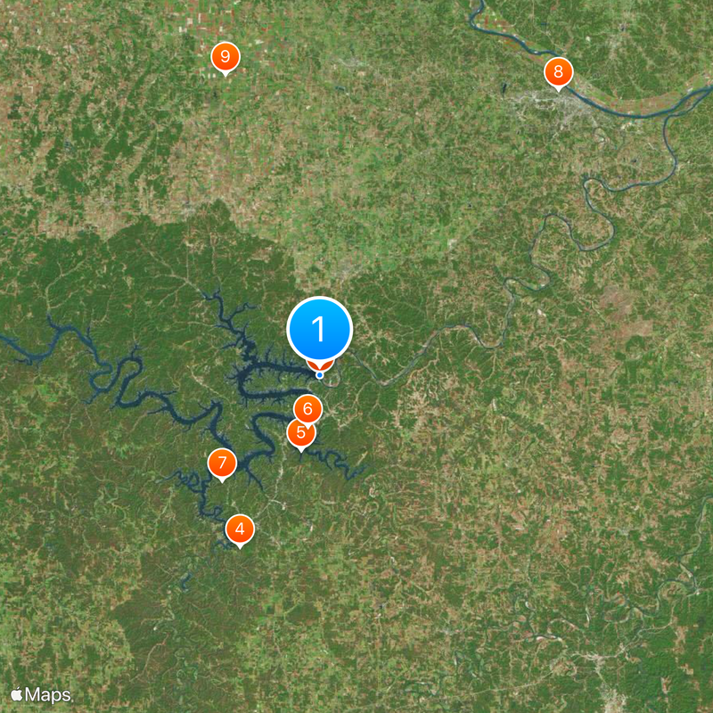 Lake of the Ozarks Map