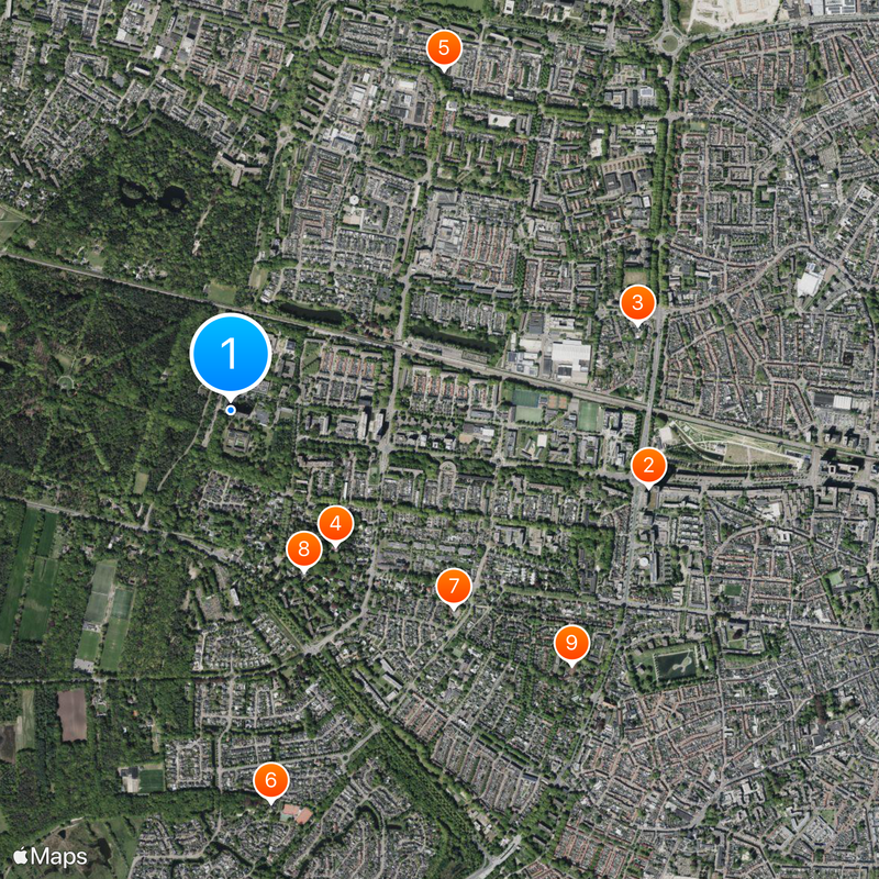 Tilburg University Map