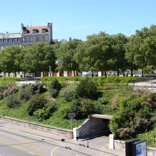 Kurtine und Bastion Saint-Antoine in der Neuzeit